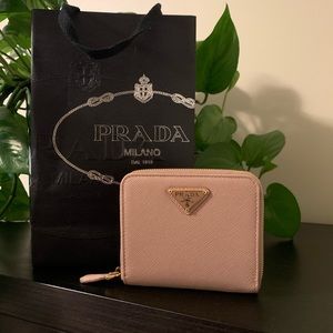Prada Saffiano Small Leather Wallet